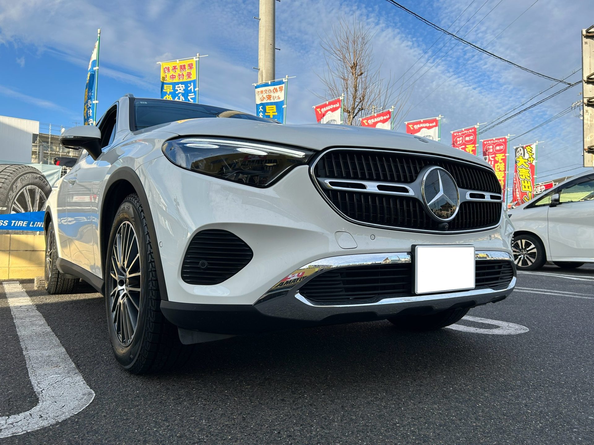 スタッドレスタイヤ装着×Mercedes-Benz GLC220ｄ | 秋山タイヤホームページ